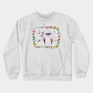 Dancing Cow Crewneck Sweatshirt